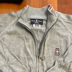 Boys Psycho Bunny full zip sweater